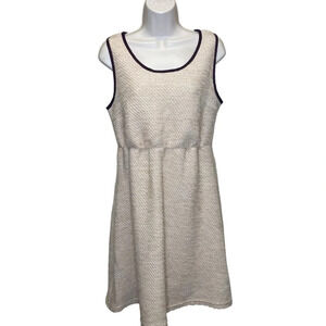 Anthropologie A’reve boucle dress tan sleeveless women’s large